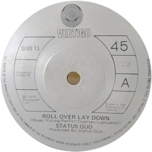 ROLL OVER LAY DOWN (LIVE) Solid Centre Side A