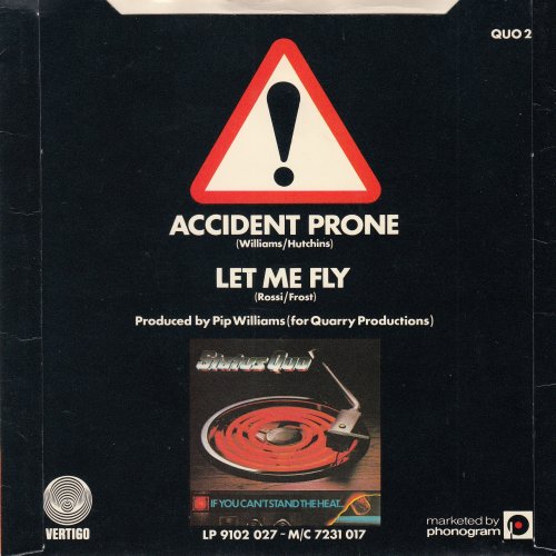 ACCIDENT PRONE Picture Sleeve Rear