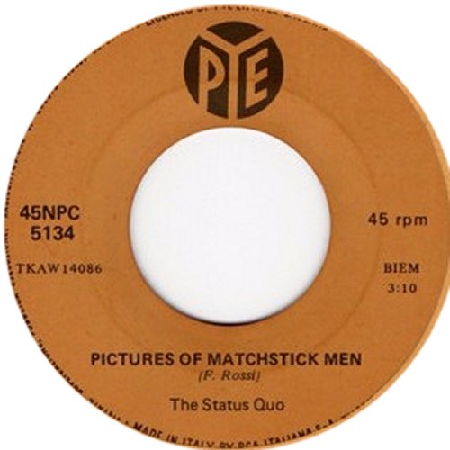 PICTURES OF MATCHSTICK MEN Label Side A