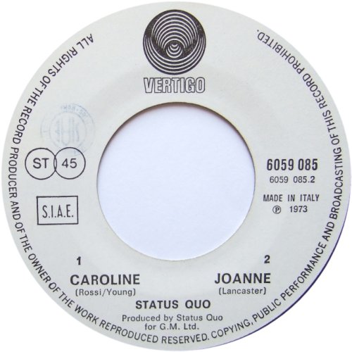 CAROLINE Label Side A