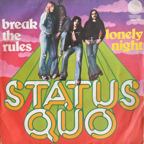 BREAK THE RULES Picture Sleeve Front