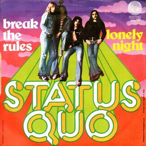BREAK THE RULES Picture Sleeve Rear