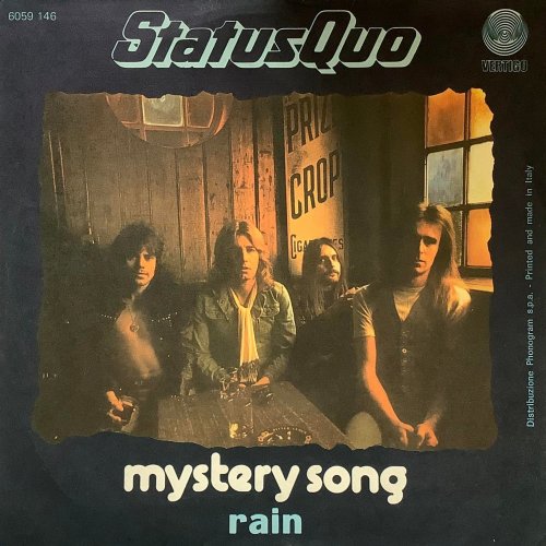 MYSTERY SONG Picture Sleeve Rear