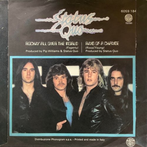 ROCKIN' ALL OVER THE WORLD Picture Sleeve Rear