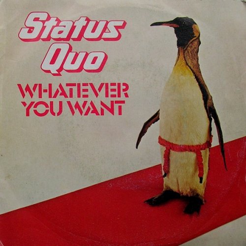 WHATEVER YOU WANT Picture Sleeve Front