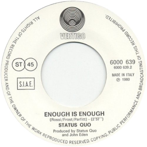 SOMETHING ABOUT YOU BABY I LIKE Label Side B