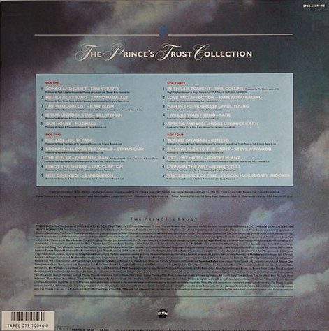 THE PRINCES TRUST COLLECTION Gatefold Sleeve Rear