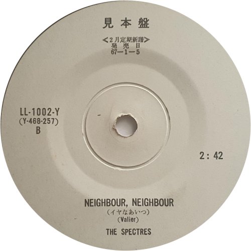 I (WHO HAVE NOTHING) Promo Label Side B