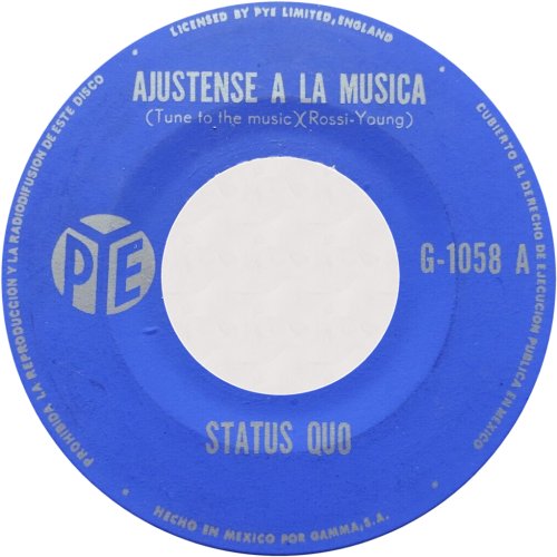 TUNE TO THE MUSIC Blue Label Side A