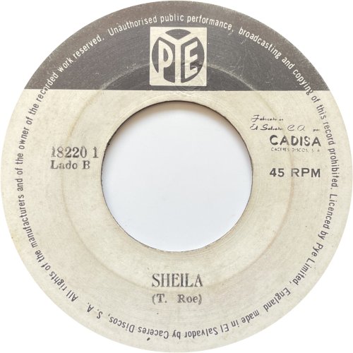 EL SALVADOR: GREEN TAMBOURINE Label Side B