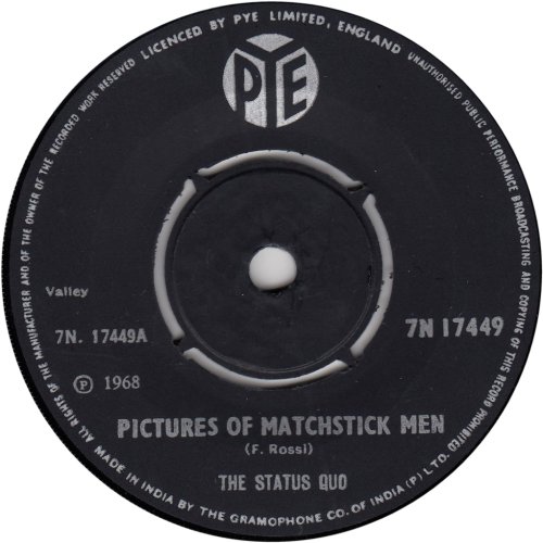 INDIA: PICTURES OF MATCHSTICK MEN Label Side A