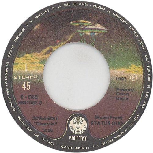 PERU: DREAMIN' Label Side A