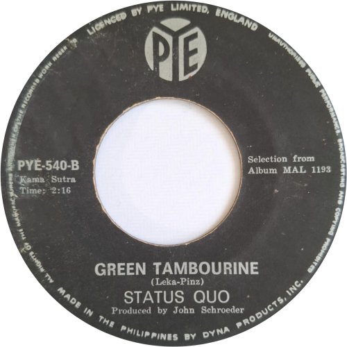 PHILIPPINES: PICTURES OF MATCHSTICK MEN Label Side B