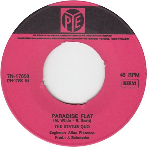 TECHNICOLOR DREAMS Label Side B