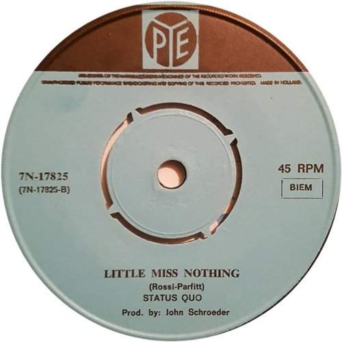 THE PRICE OF LOVE Label Side B