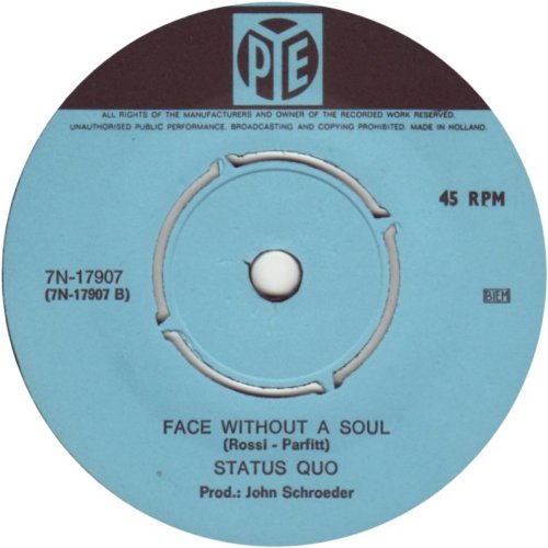 DOWN THE DUSTPIPE Label Side B