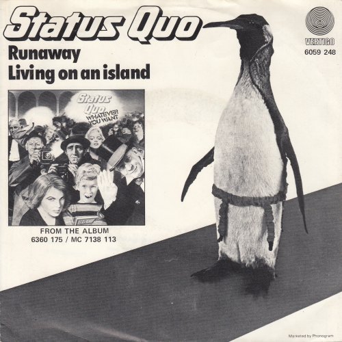 LIVING ON AN ISLAND / RUNAWAY Sleeve 1 Rear