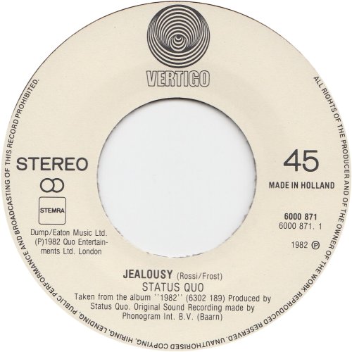 JEALOUSY Label Side A