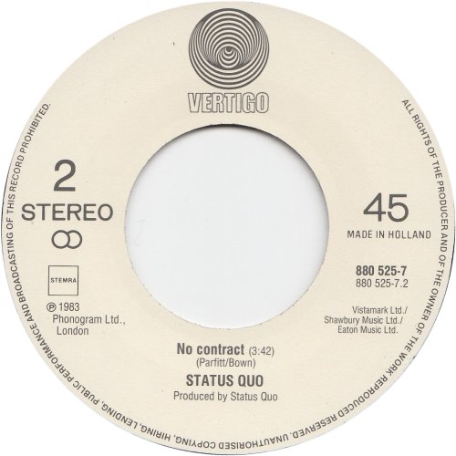 ROCK 'N' ROLL Label Side B