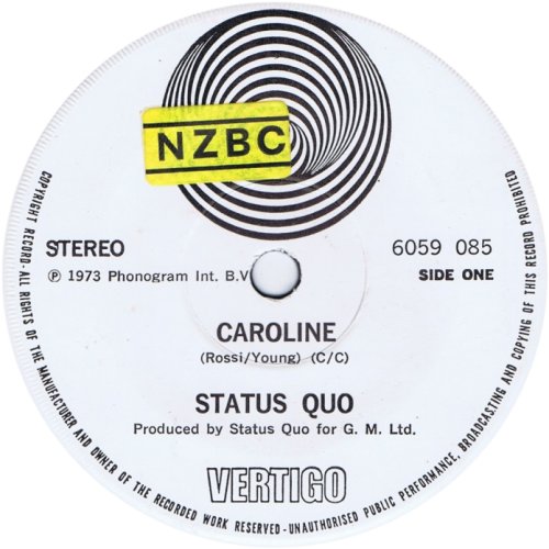 CAROLINE Label Side A