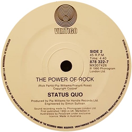 ANNIVERSARY WALTZ Label Side B