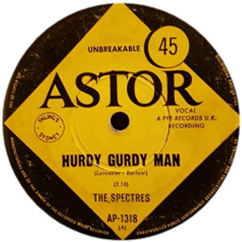 HURDY GURDY MAN Label Side A