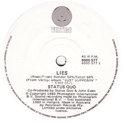 LIES Label Side A