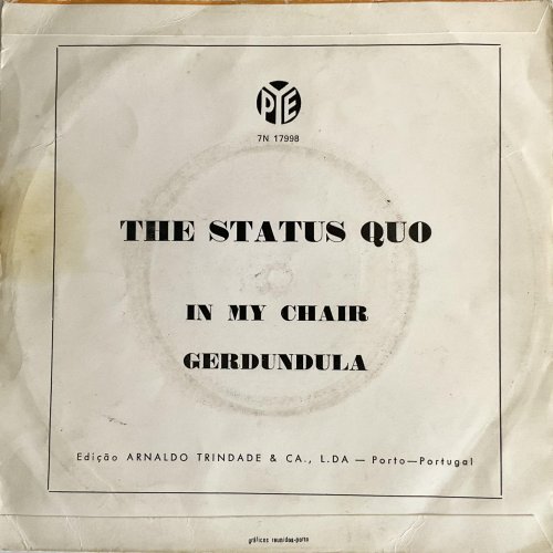 IN MY CHAIR Picture Sleeve Rear