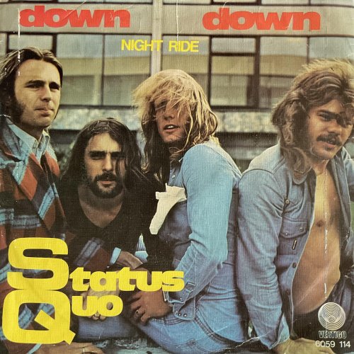 DOWN DOWN Picture Sleeve Front