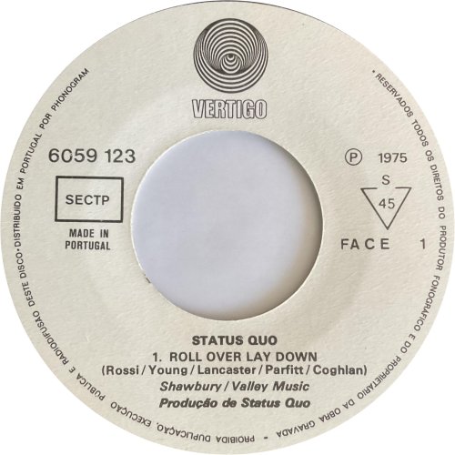 ROLL OVER LAY DOWN Label Side A