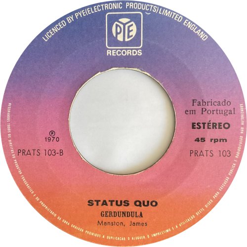 IN MY CHAIR (REISSUE) Label Side B