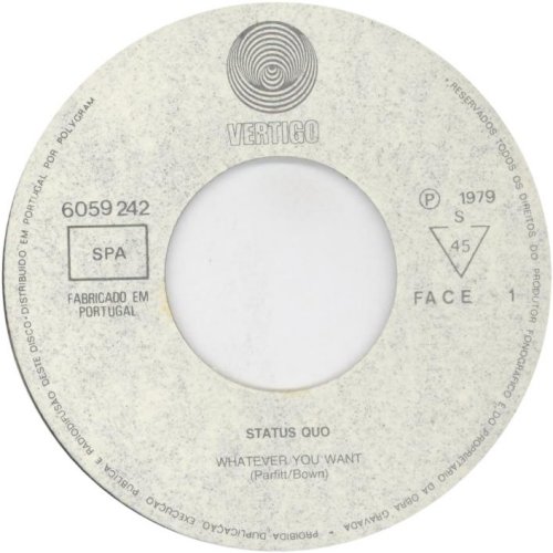 WHATEVER YOU WANT Label Side A