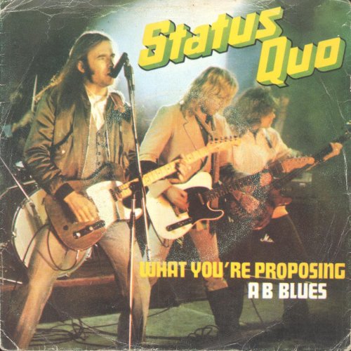 WHAT YOU'RE PROPOSIN' Picture Sleeve Front