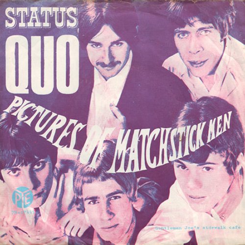 PICTURES OF MATCHSTICK MEN Picture Sleeve (Denmark) v1 Rear