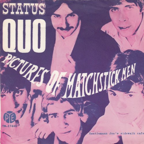 PICTURES OF MATCHSTICK MEN Picture Sleeve (Denmark) v2 Front