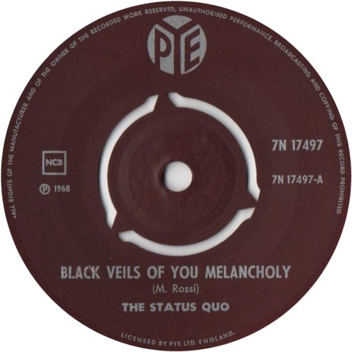 BLACK VEILS OF MELANCHOLY Label Side A