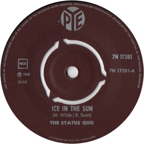 ICE IN THE SUN Label v1 Side A