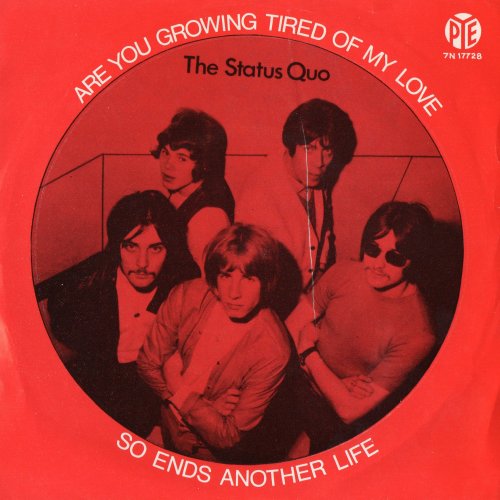 ARE YOU GROWING TIRED OF MY LOVE Picture Sleeve Front