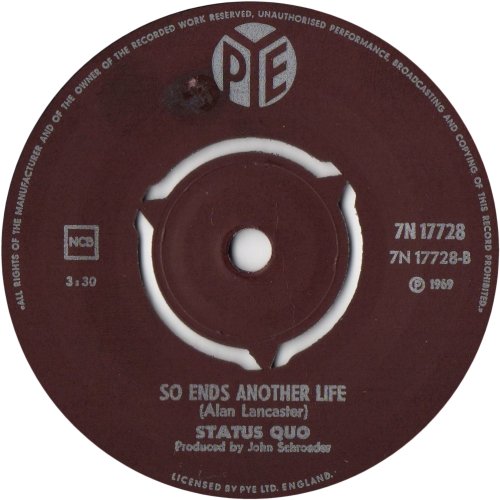 ARE YOU GROWING TIRED OF MY LOVE Label Side B