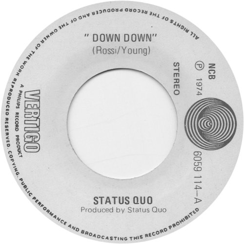 DOWN DOWN Label 2 Side A