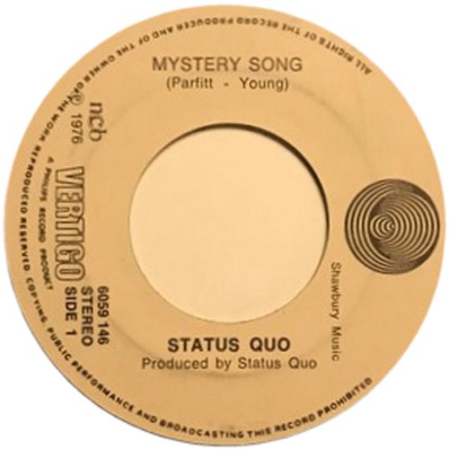 MYSTERY SONG Label Side A