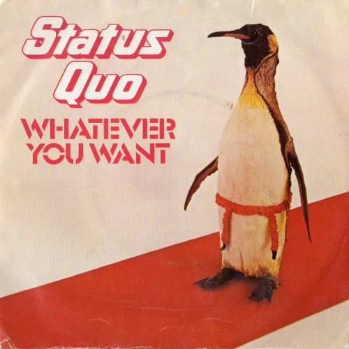 WHATEVER YOU WANT Picture Sleeve Front