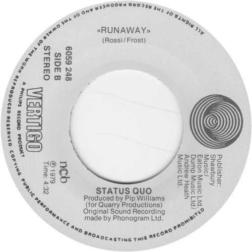 LIVING ON AN ISLAND Label Side B