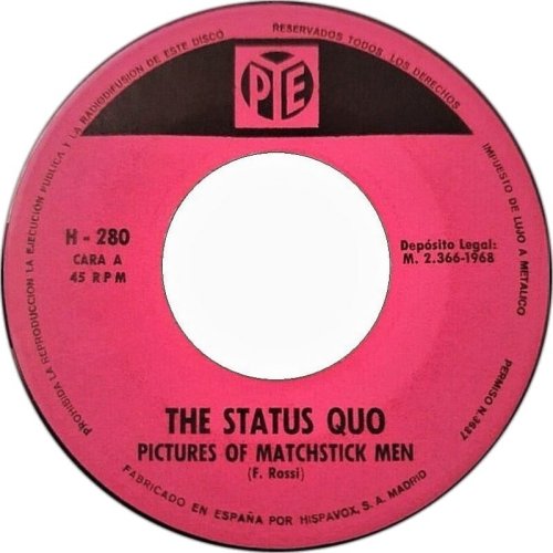 PICTURES OF MATCHSTICK MEN Label Side A