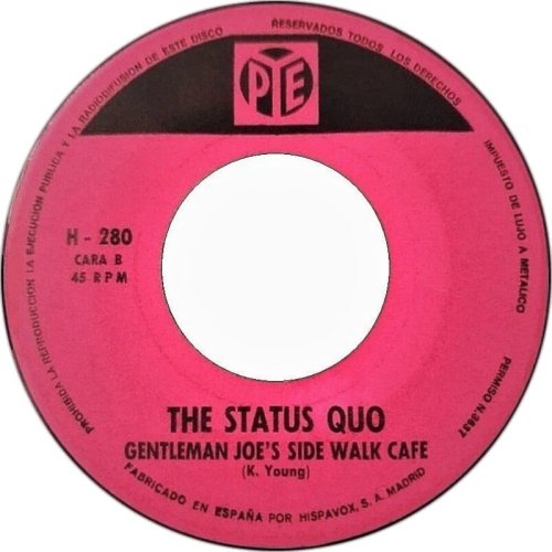PICTURES OF MATCHSTICK MEN Label Side B