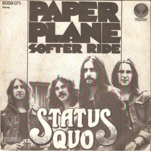 PAPER PLANE Picture Sleeve Rear