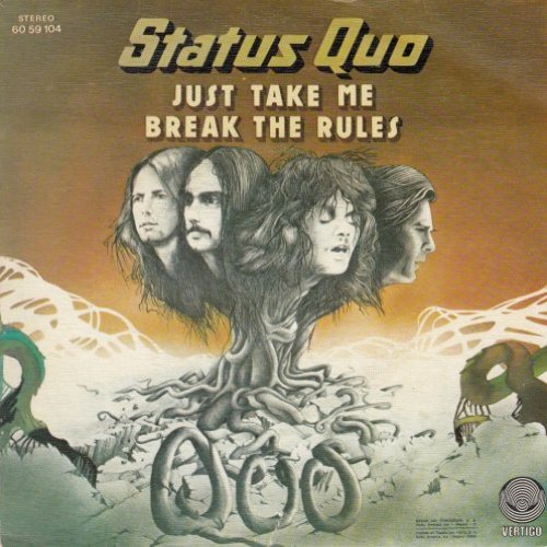 JUST TAKE ME Picture Sleeve Rear