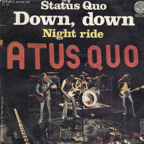 DOWN DOWN Picture Sleeve Rear