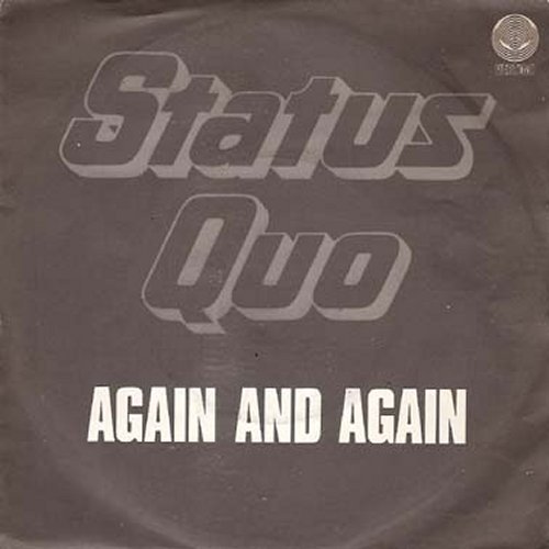 AGAIN AND AGAIN Picture Sleeve Front