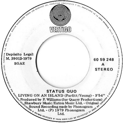 LIVING ON AN ISLAND Label Side A